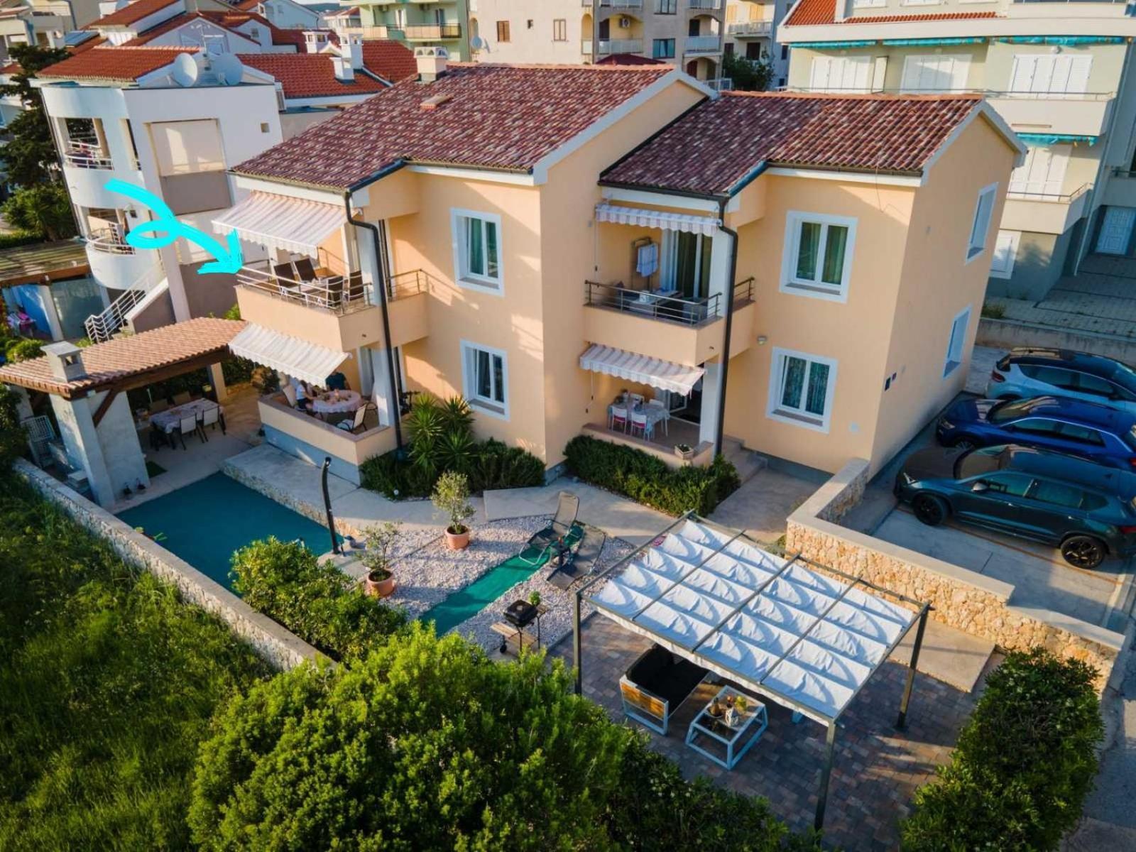 Apartment Traversa Novalja Dış mekan fotoğraf
